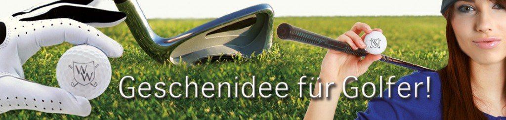 Golf Halskette Mit Ball & Putter - Schmuck Geschenk Für Golferinnen