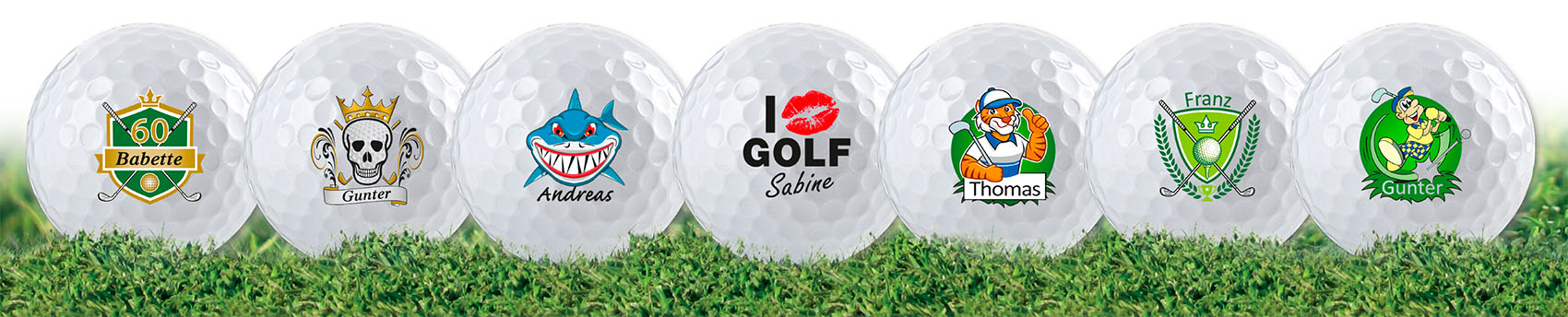 Golfball mit Ihrem Namen drucken lassen!