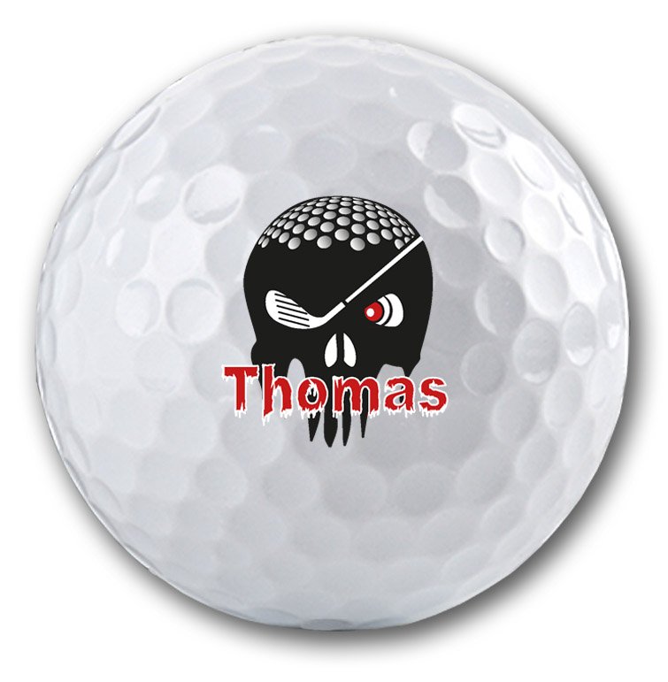 Originelle Motive auf einem Golfball - Golfballdruck