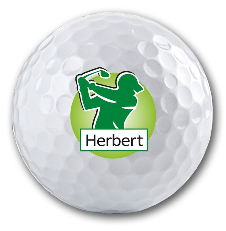 Personalisierter und bedruckter Golfball