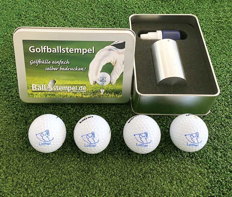 Golfballstempel das beste Geschenk für Golfer