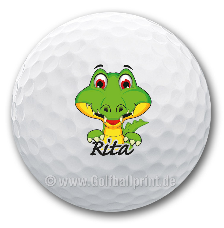 Originelle Logogolfbälle mit Namen bedruckt!