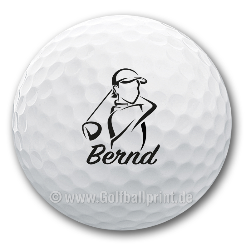 Golfball mit Namen bedrucken lassen